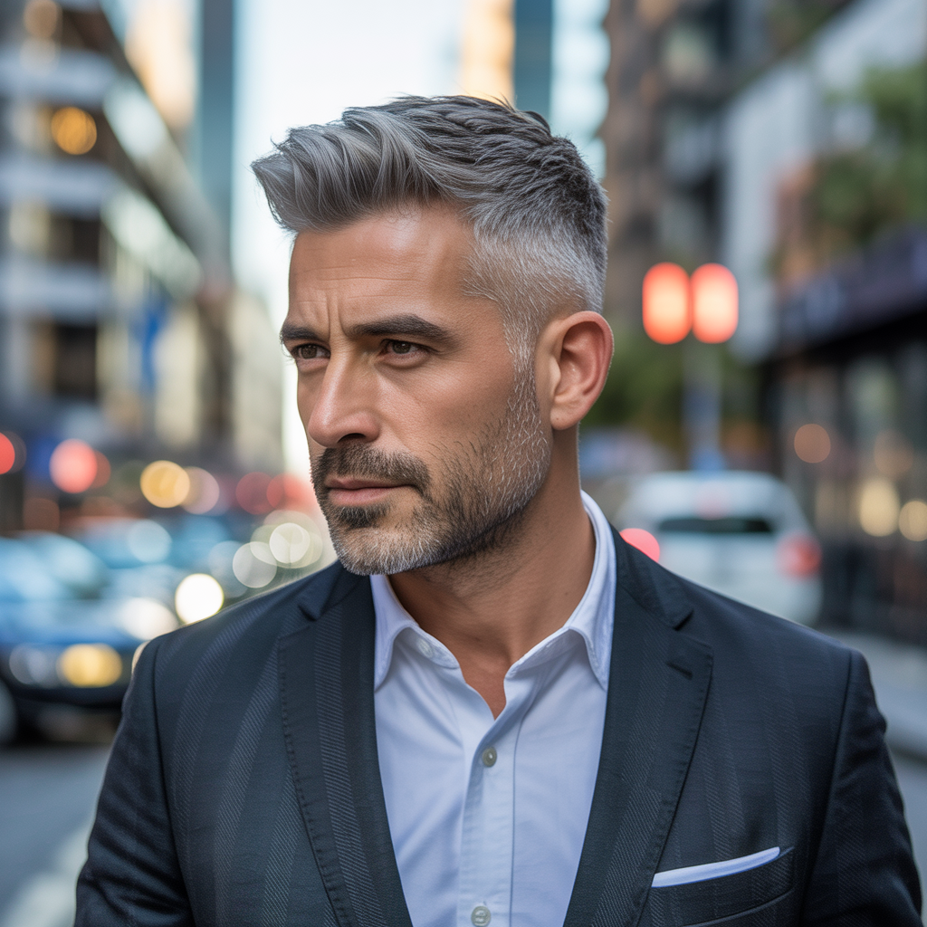 salt and pepper hairstyles for men