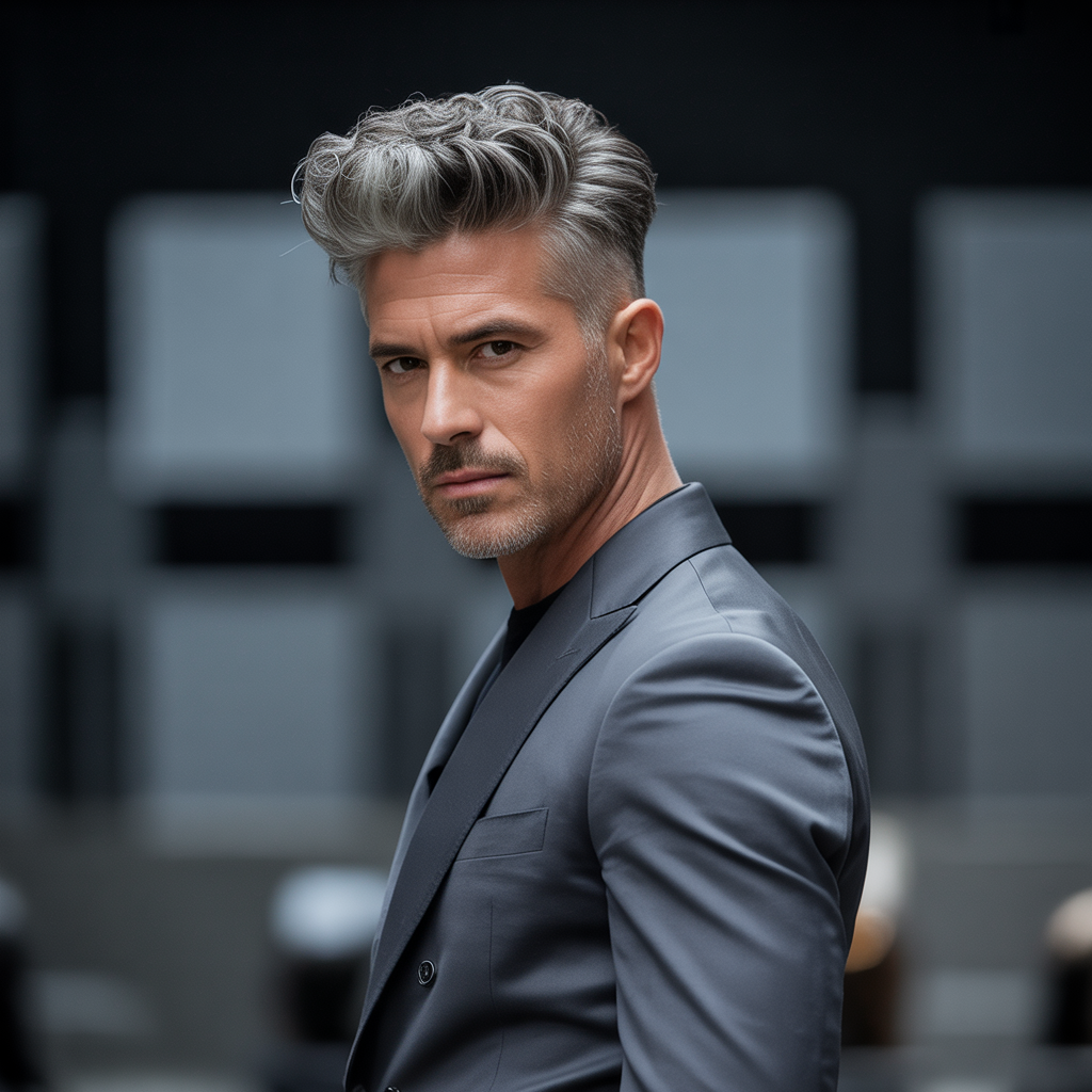 salt and pepper hairstyles for men