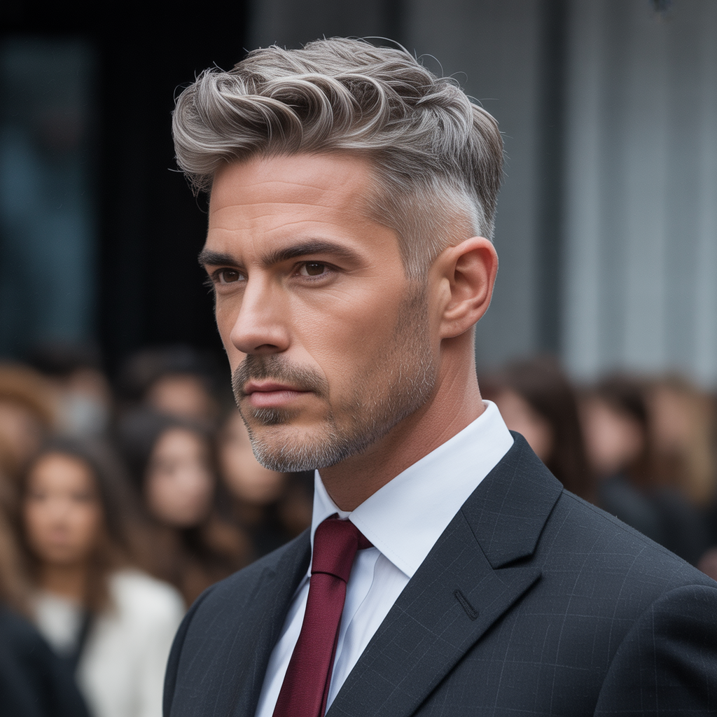 salt and pepper hairstyles for men