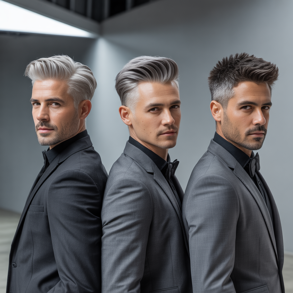 salt and pepper hairstyles for men
