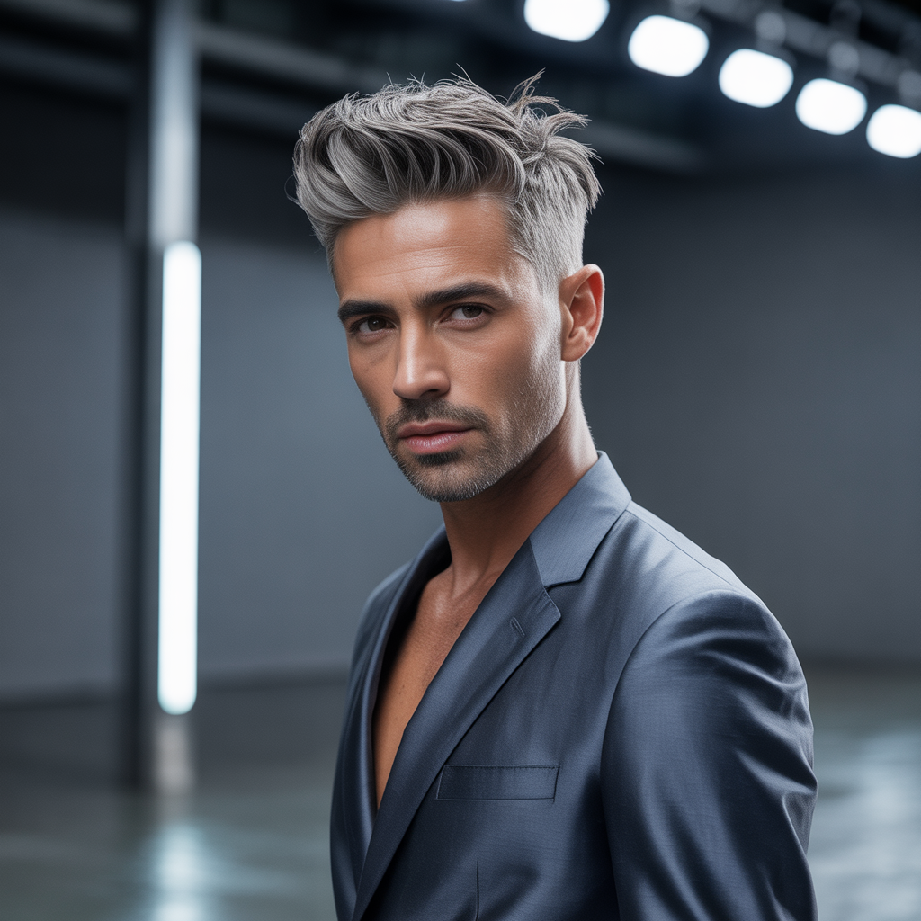 salt and pepper hairstyles for men