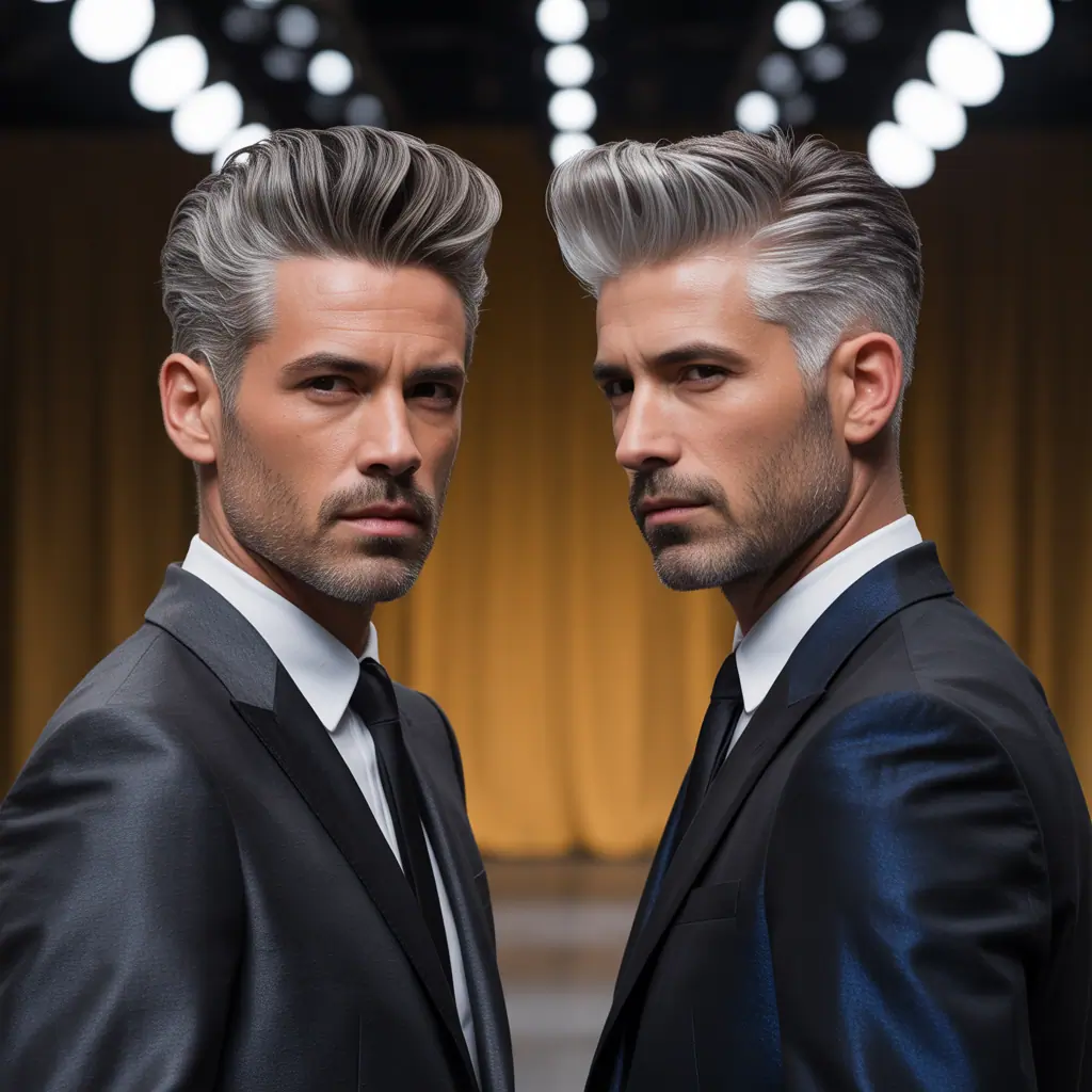 salt and pepper hairstyles for men