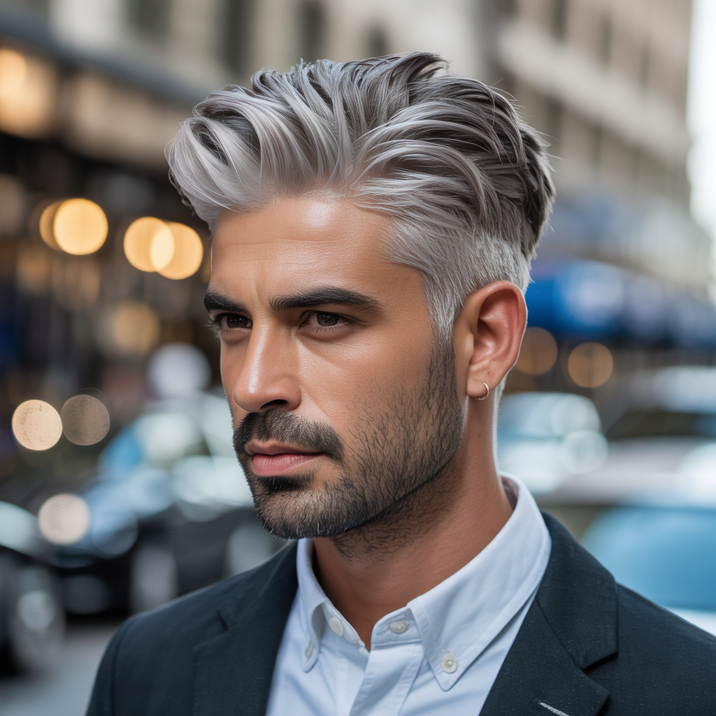 salt and pepper hairstyles for men