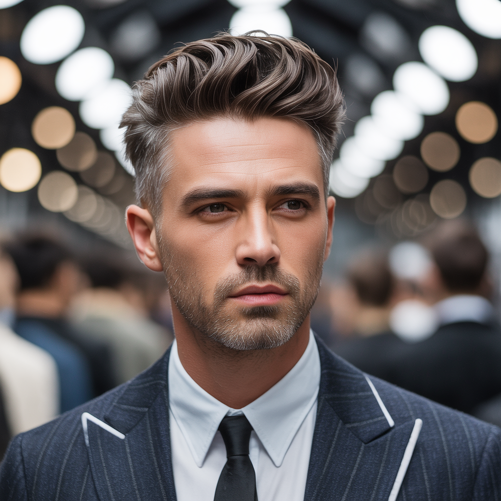 salt and pepper hairstyles for men