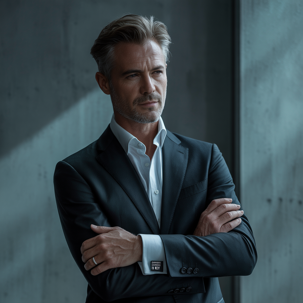 salt pepper mens look