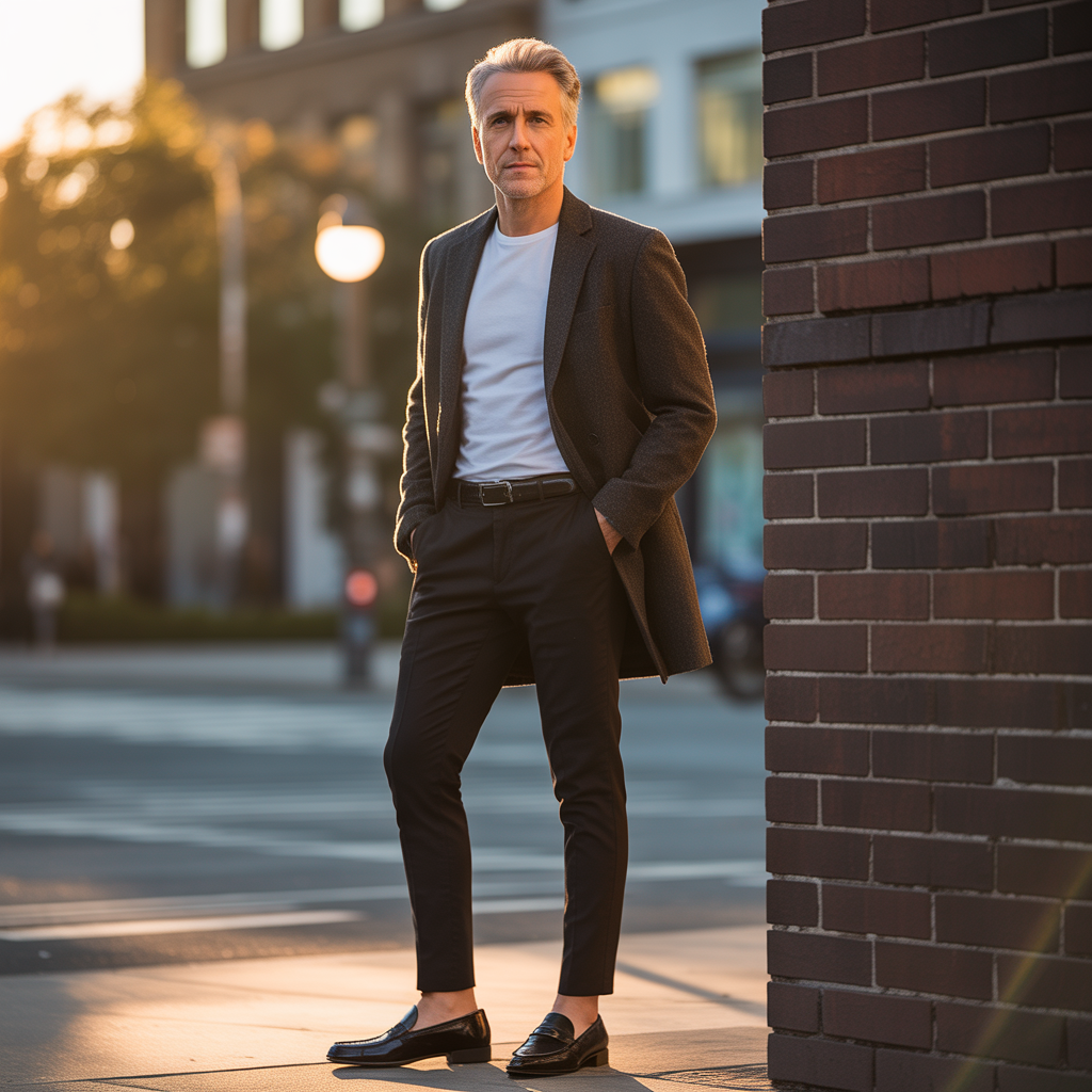salt pepper mens look