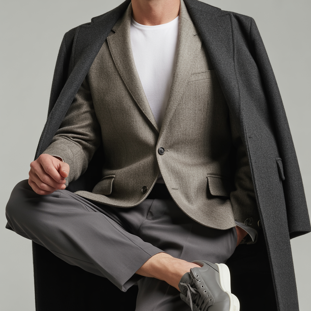 salt pepper mens look