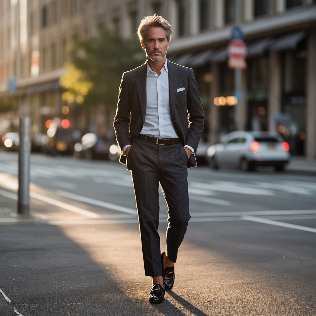 salt pepper mens look