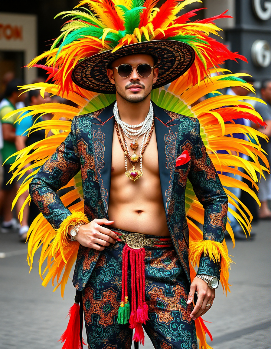 samba outfit men