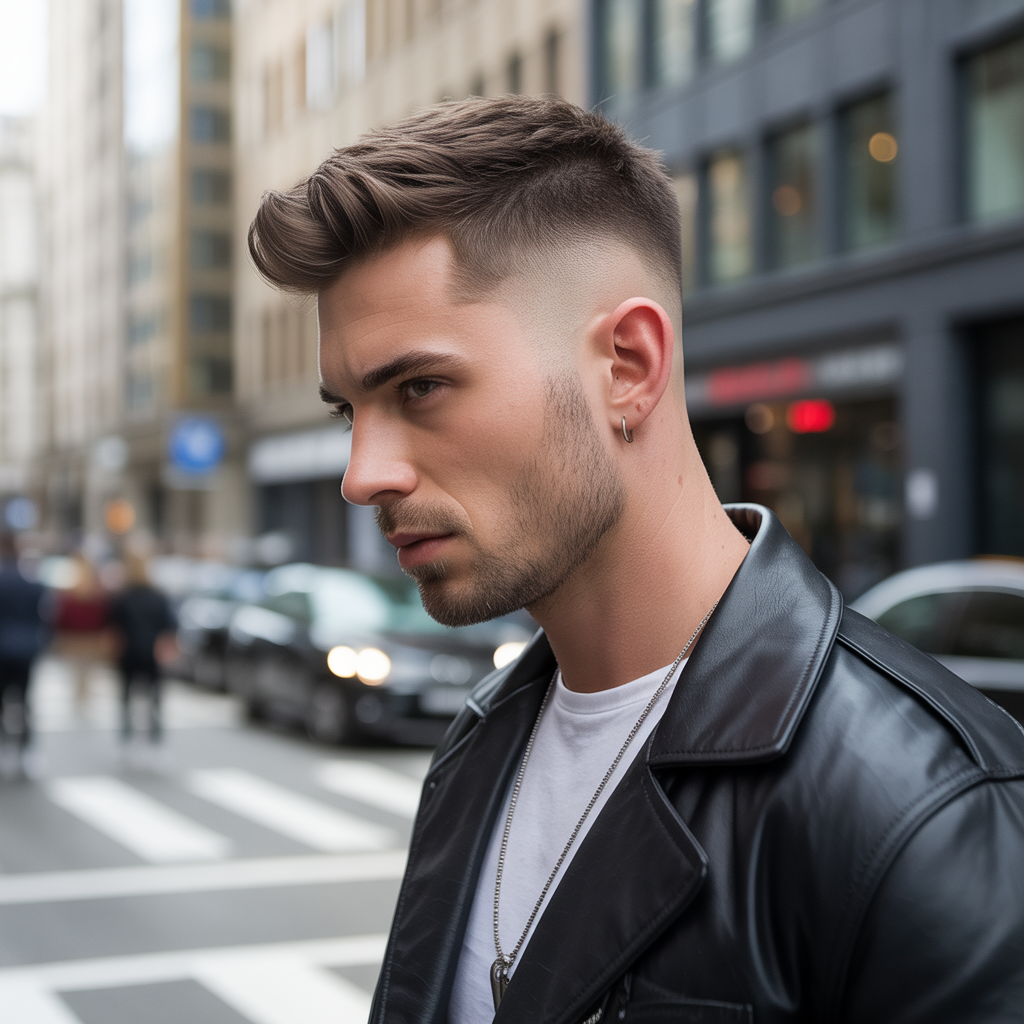 scissor fade haircut