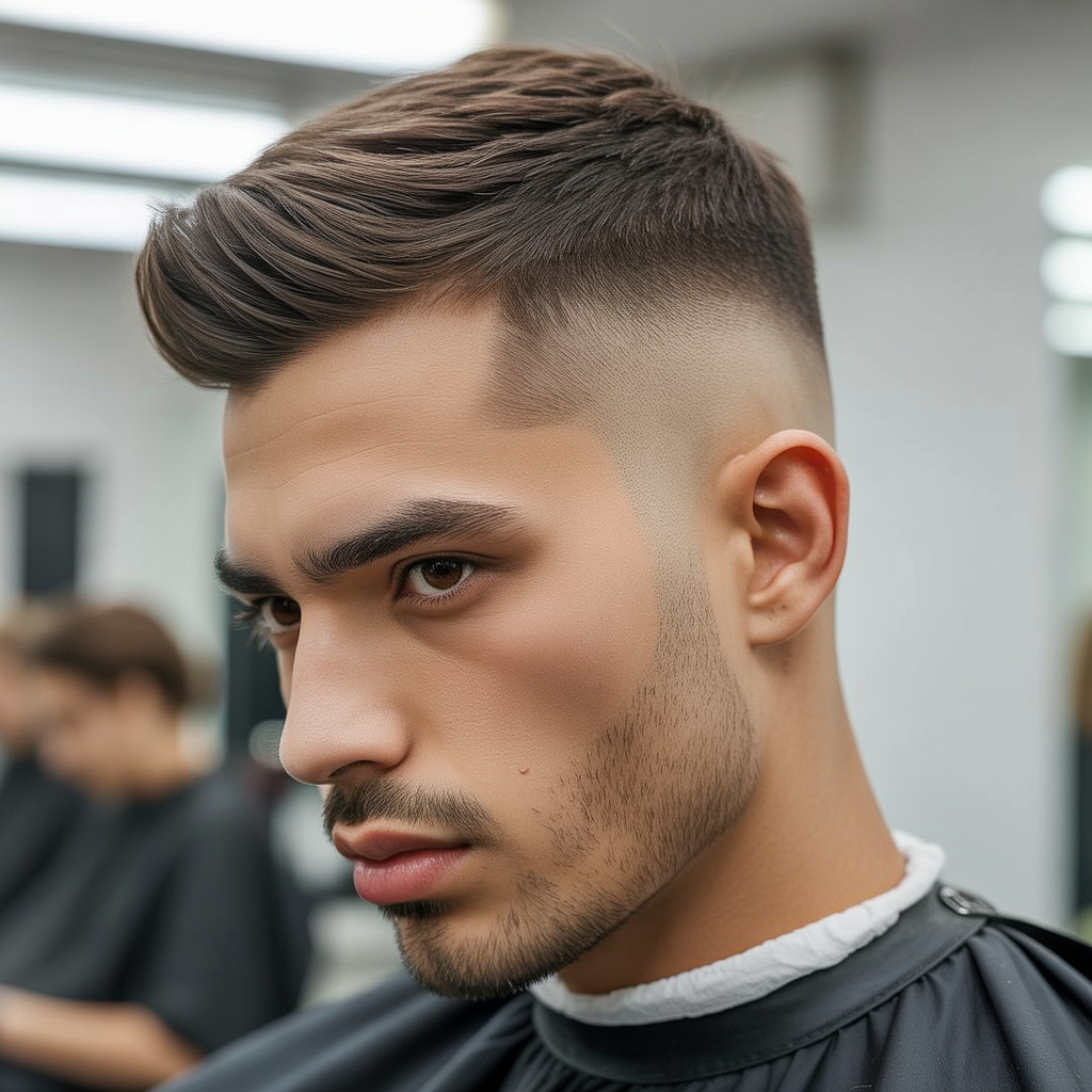 scissor fade haircut