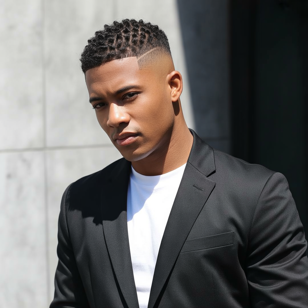 scissor fade haircut