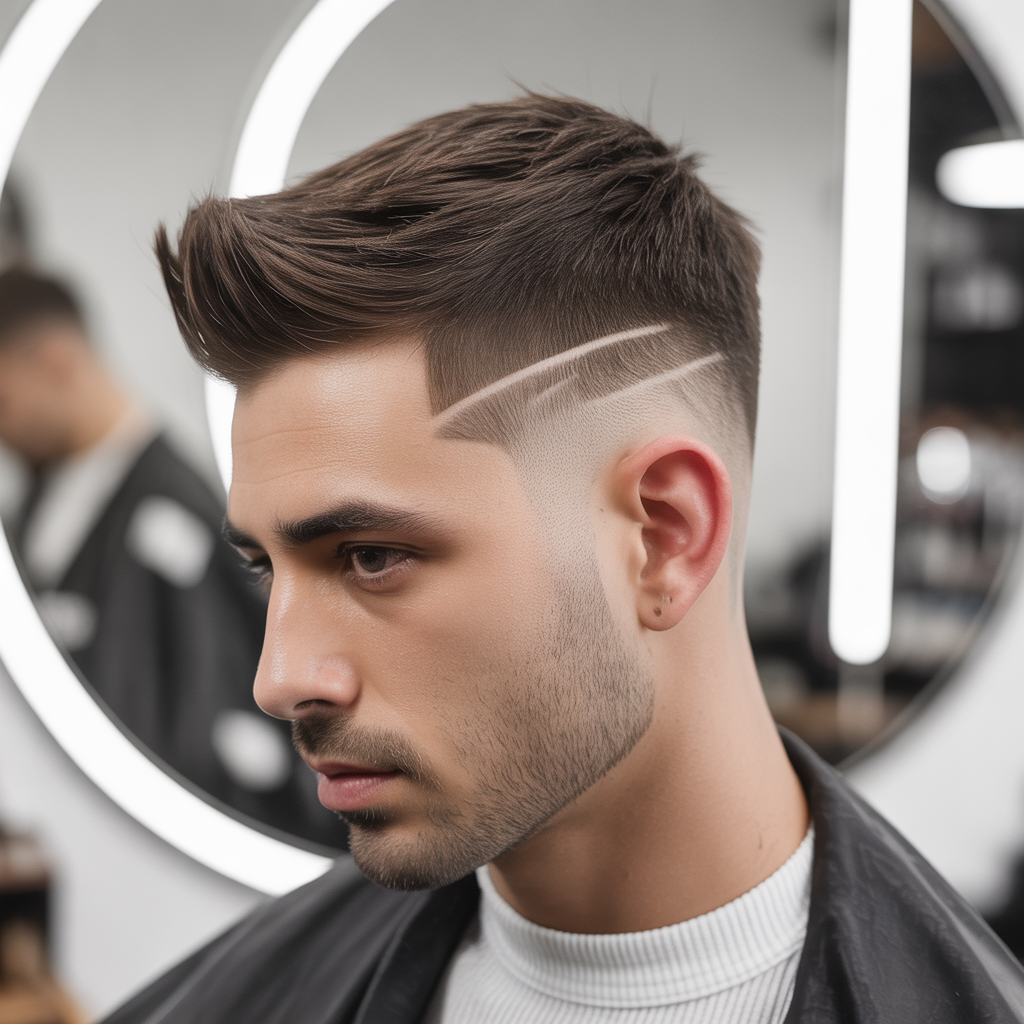 scissor fade haircut