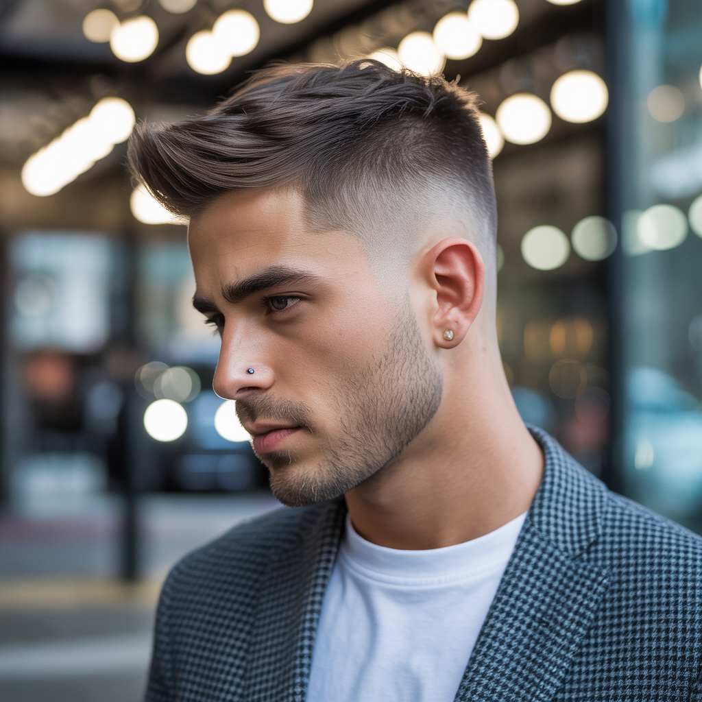 scissor fade haircut