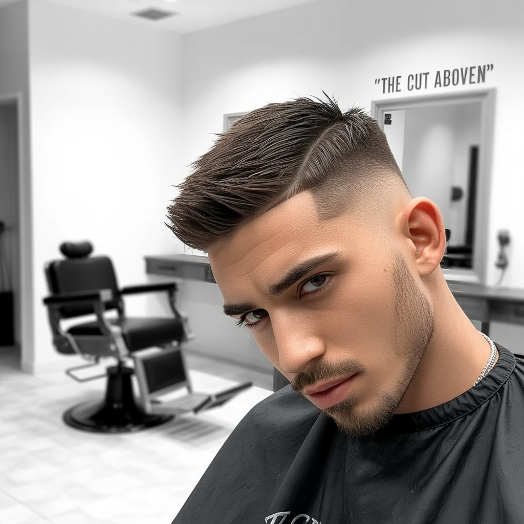 scissor fade haircut