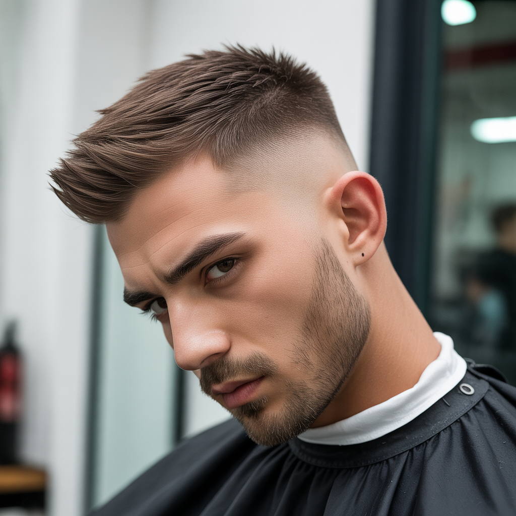 scissor fade haircut