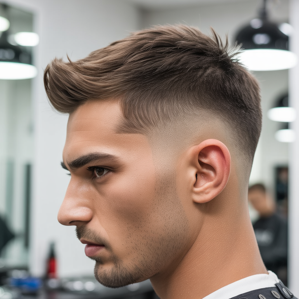 scissor fade haircut
