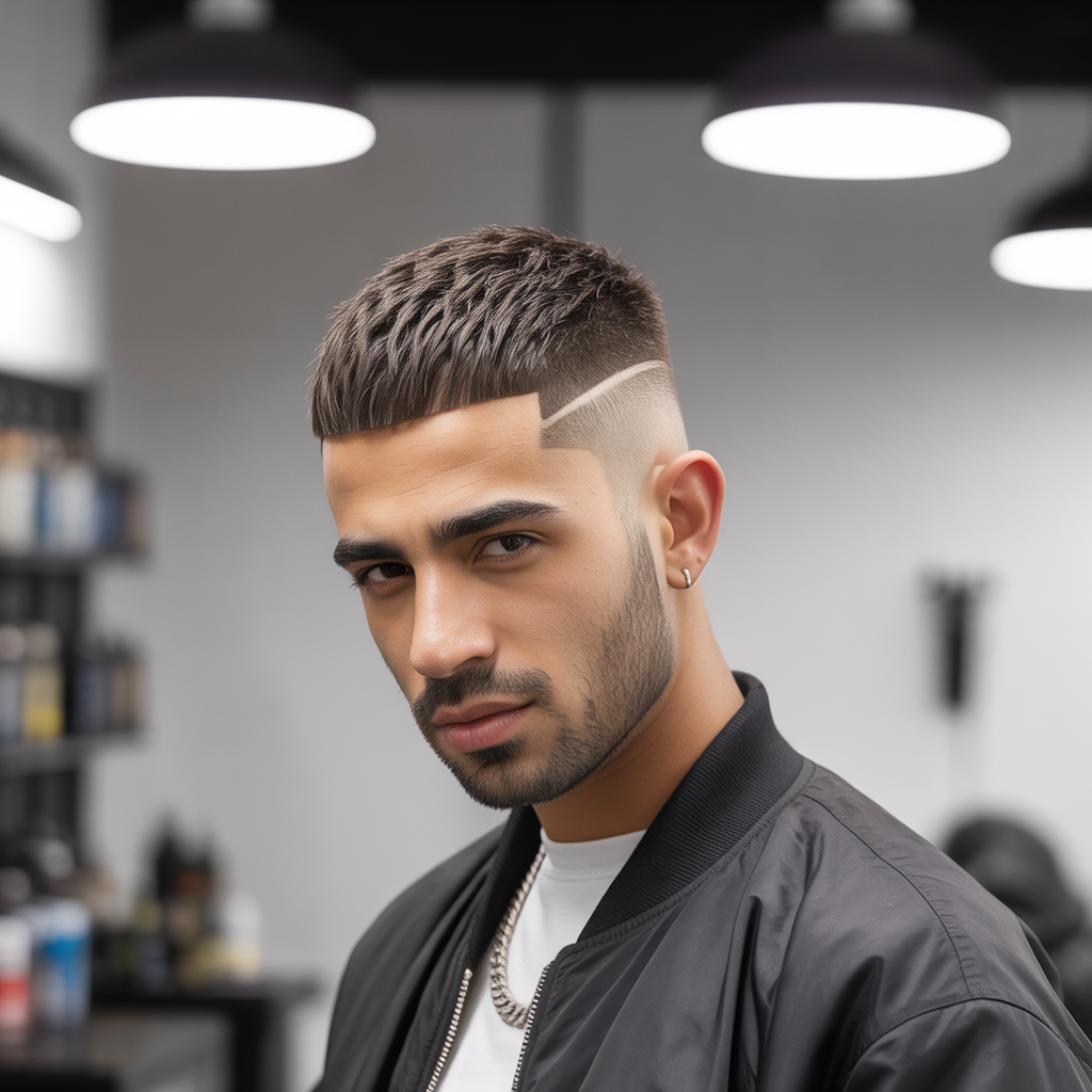 scissor fade haircut
