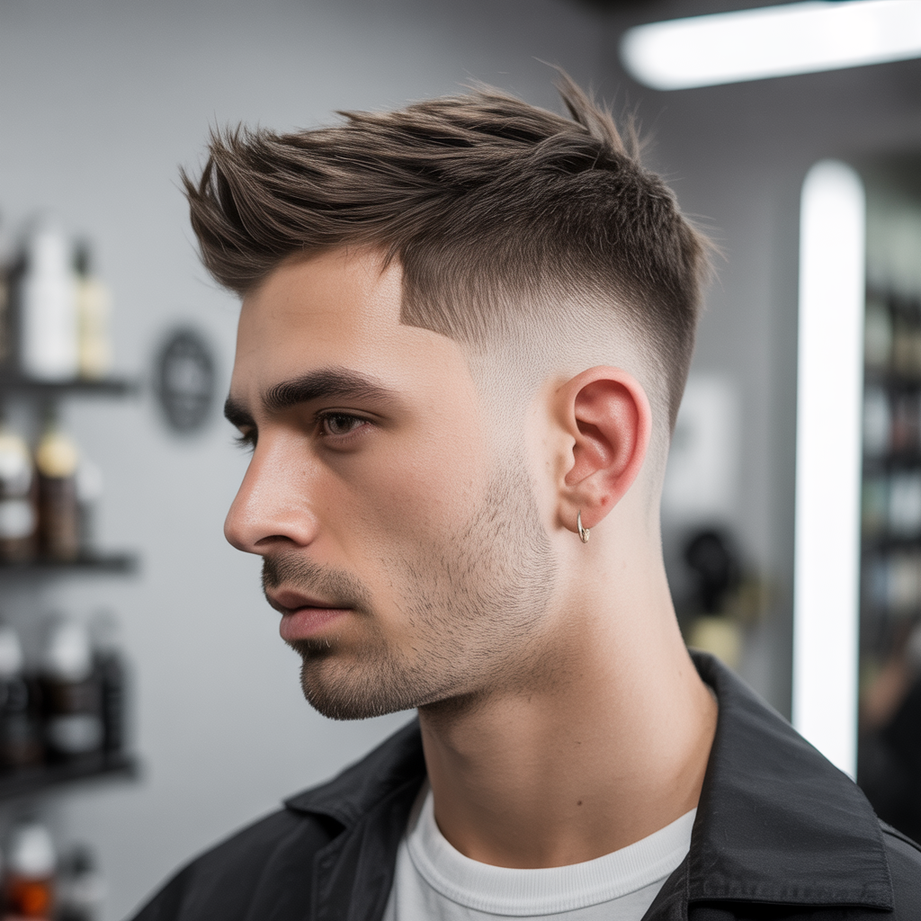 scissor fade haircut