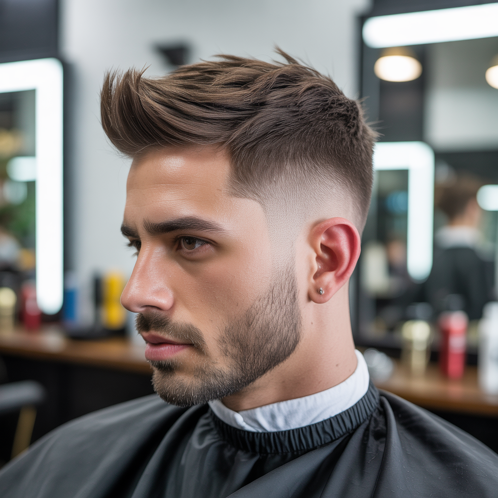 scissor fade haircut