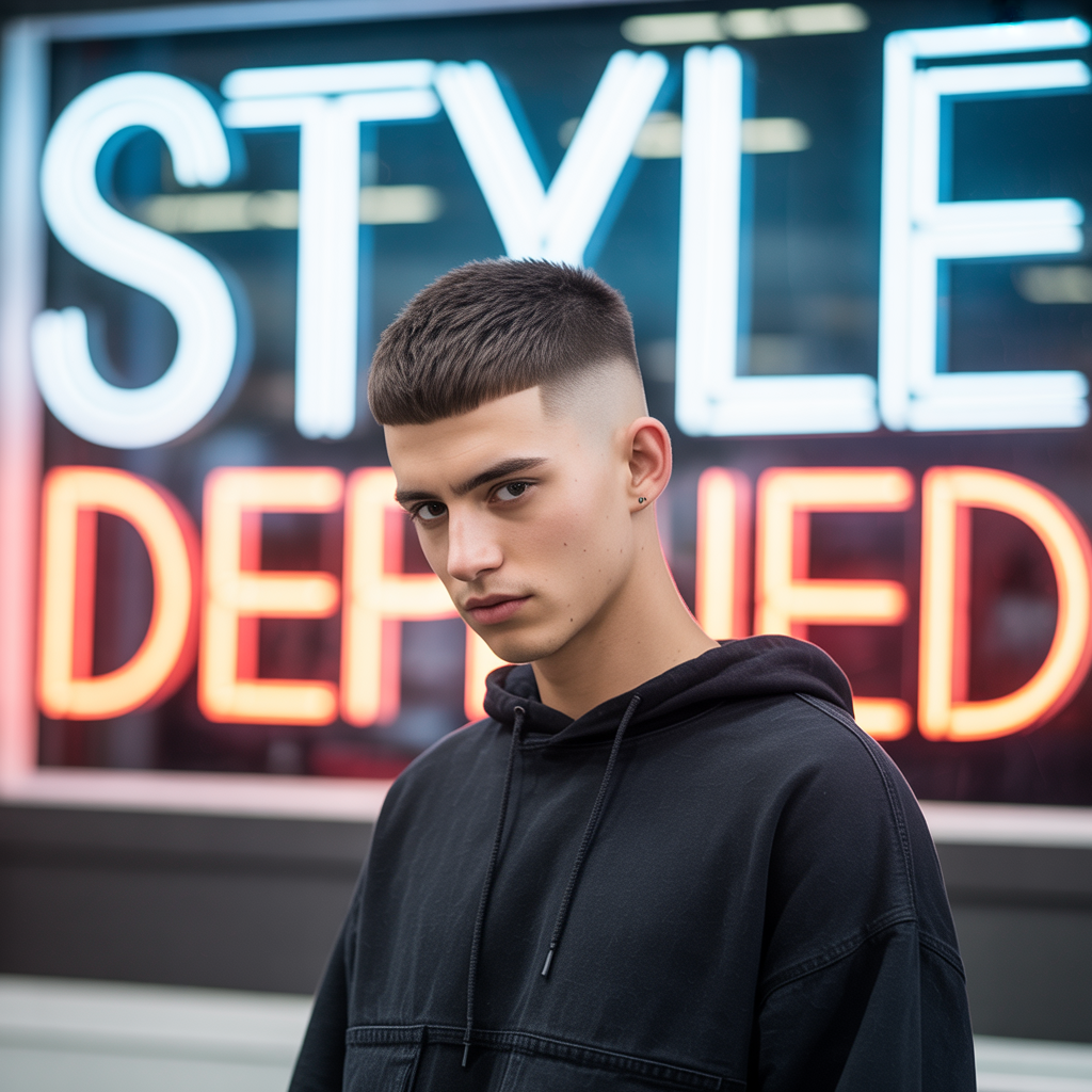 scissor fade haircut