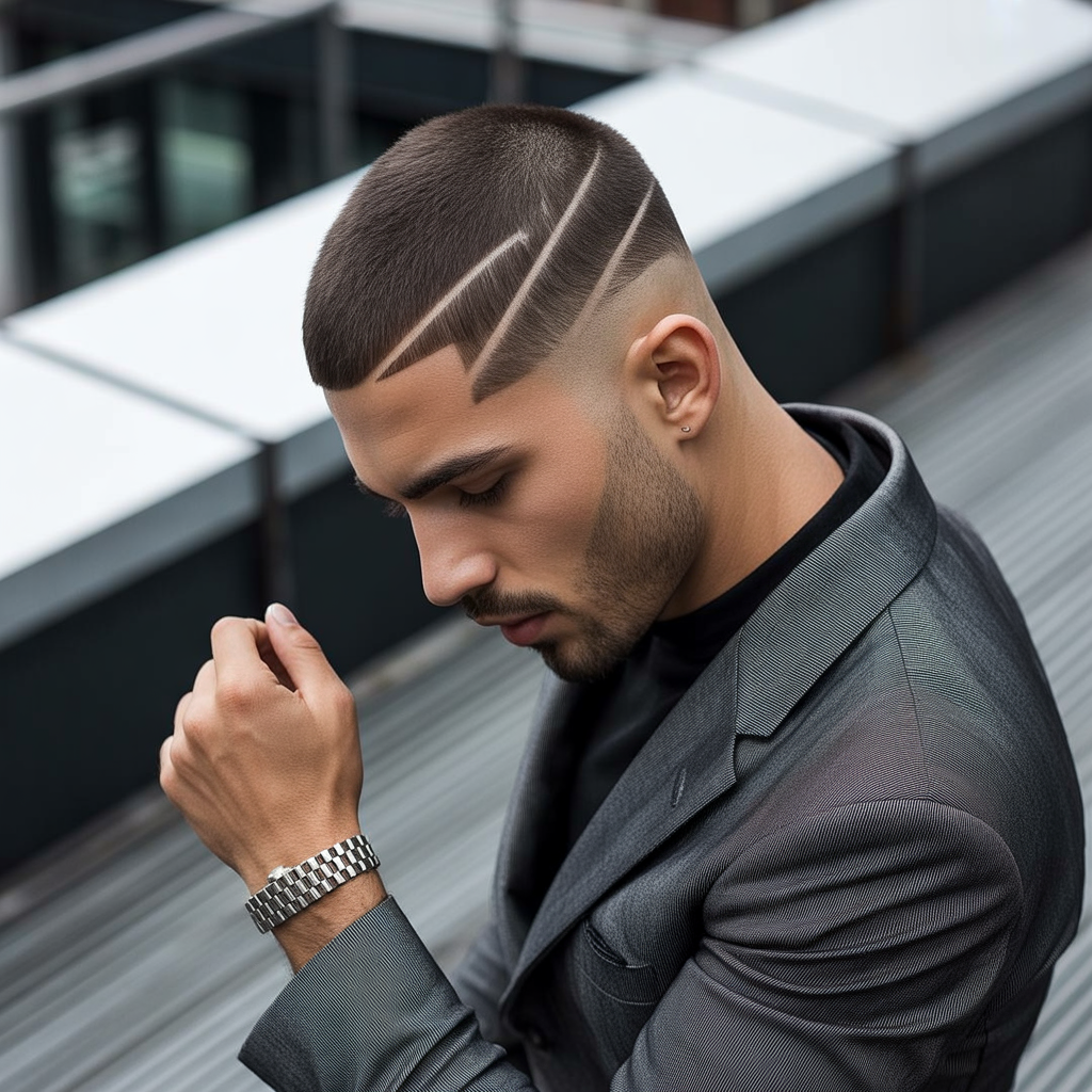 scissor fade haircut
