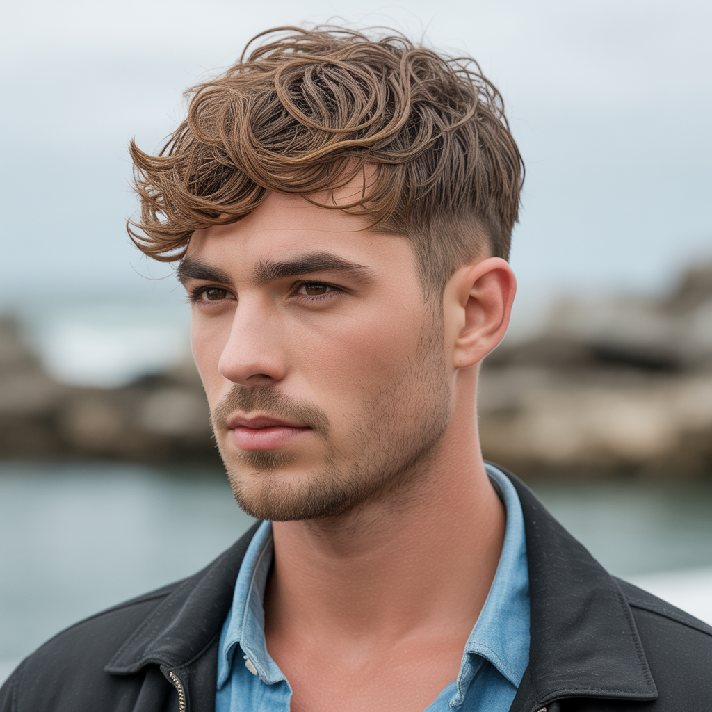 sea salt mens hair