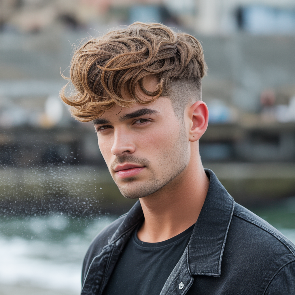 sea salt mens hair