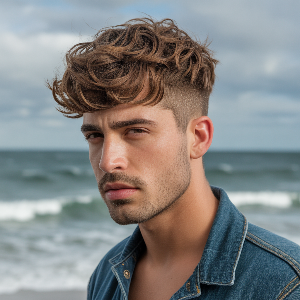 sea salt mens hair