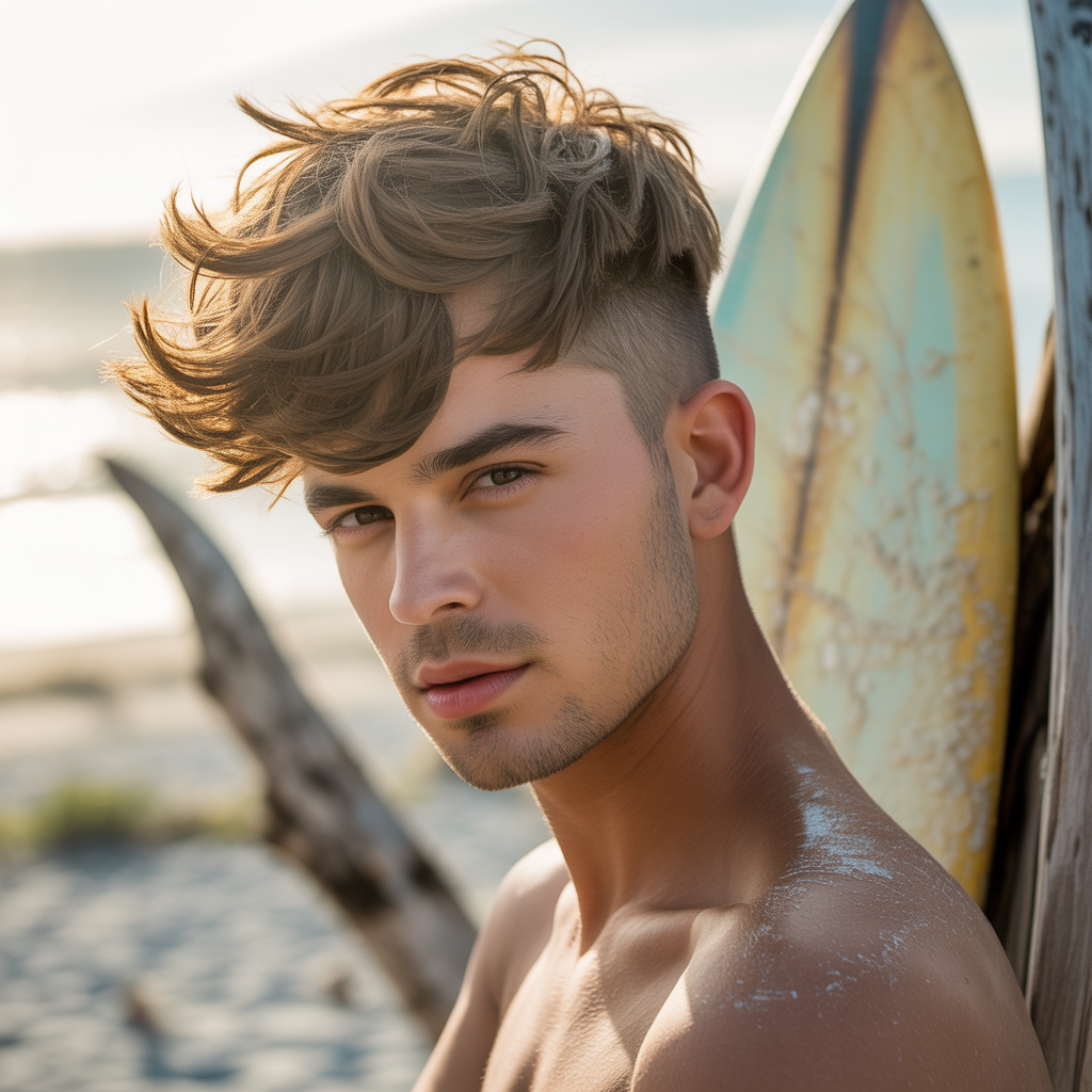 sea salt mens hair