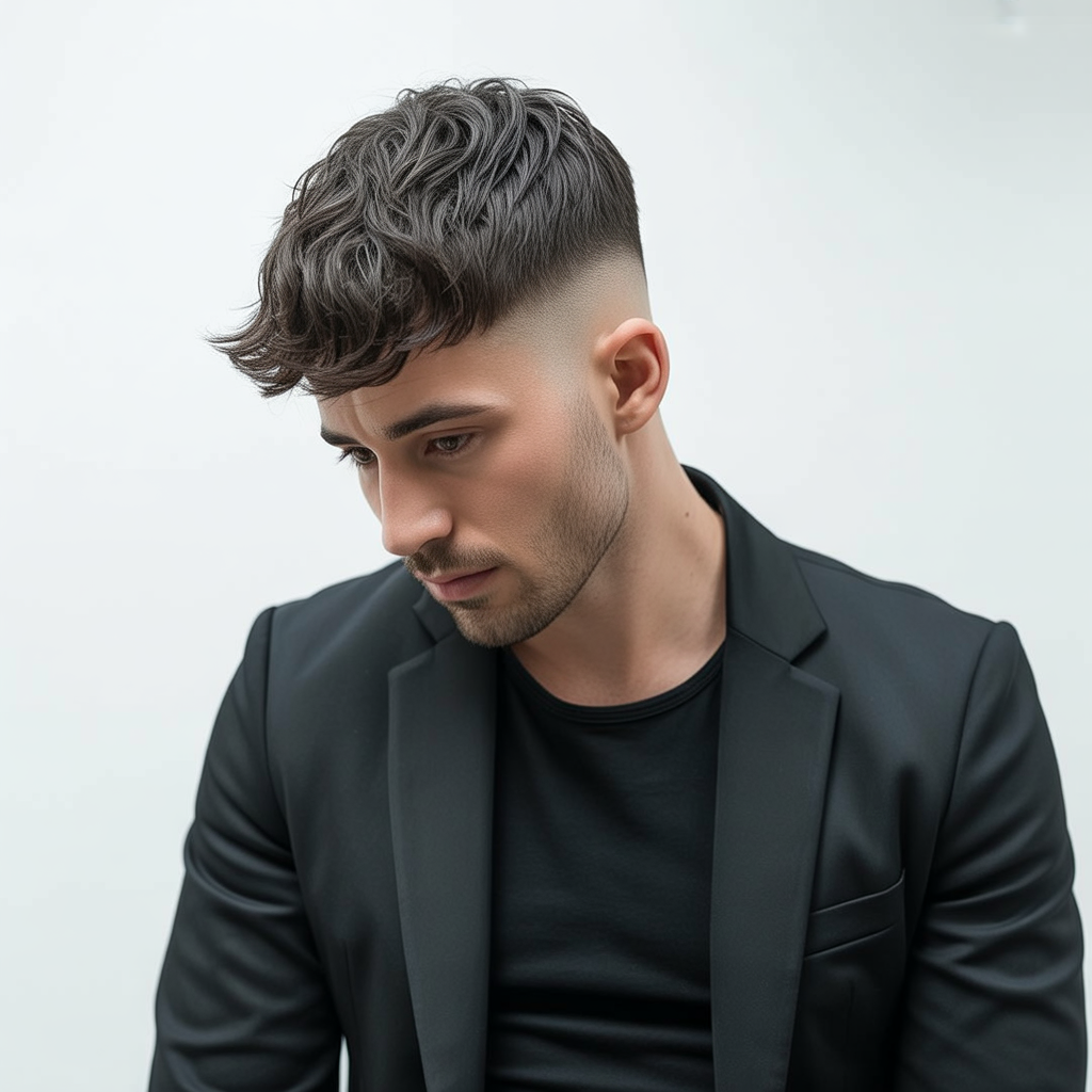 semi short haircuts men