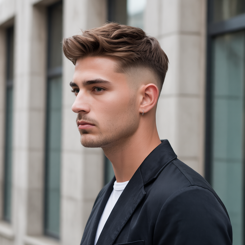 semi short haircuts men