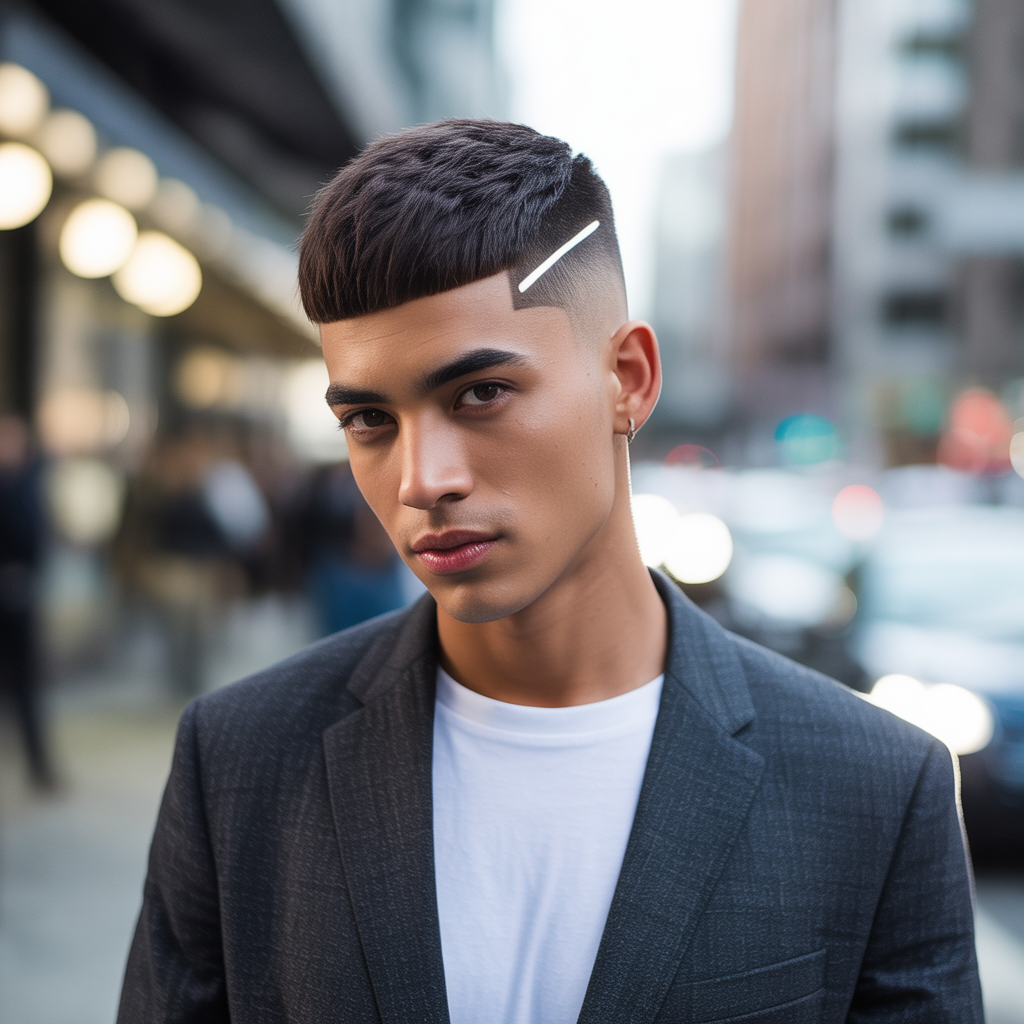 semi short haircuts men