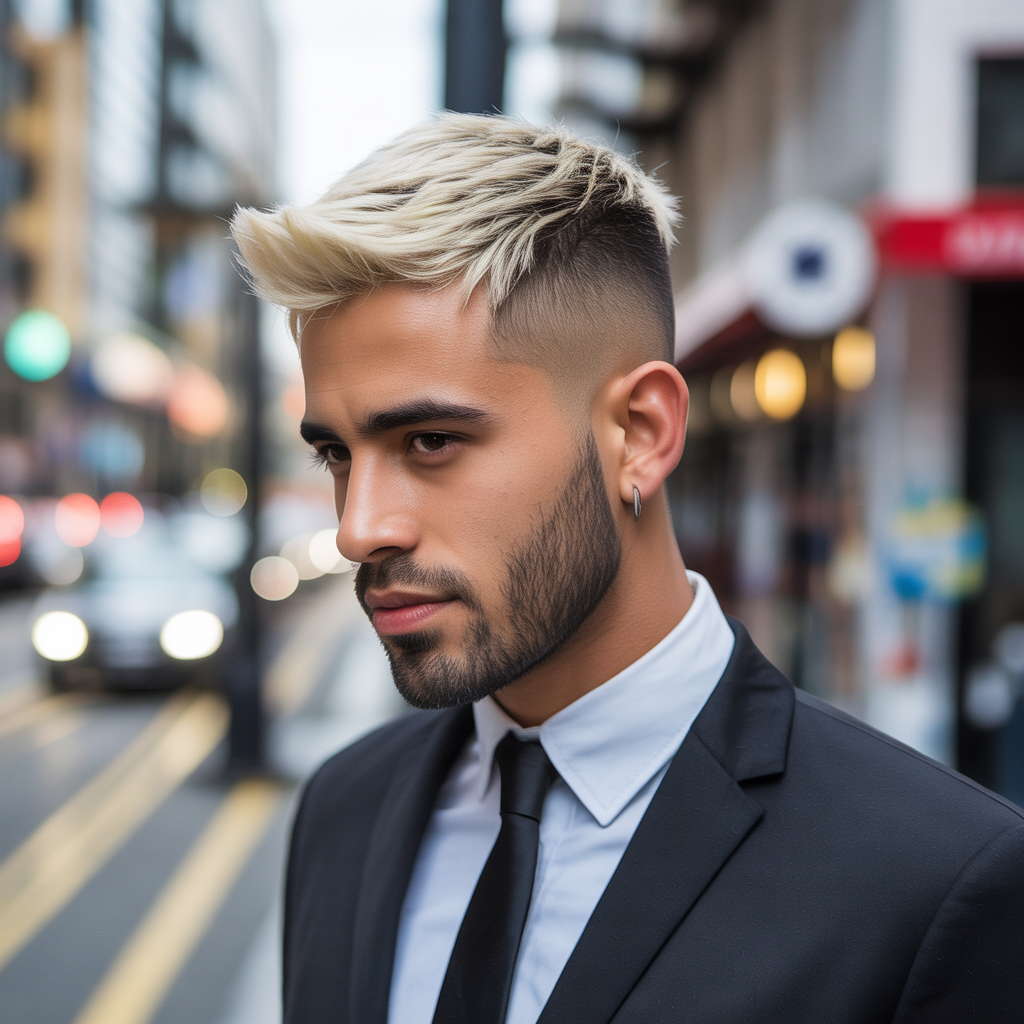 short blonde haircuts for men