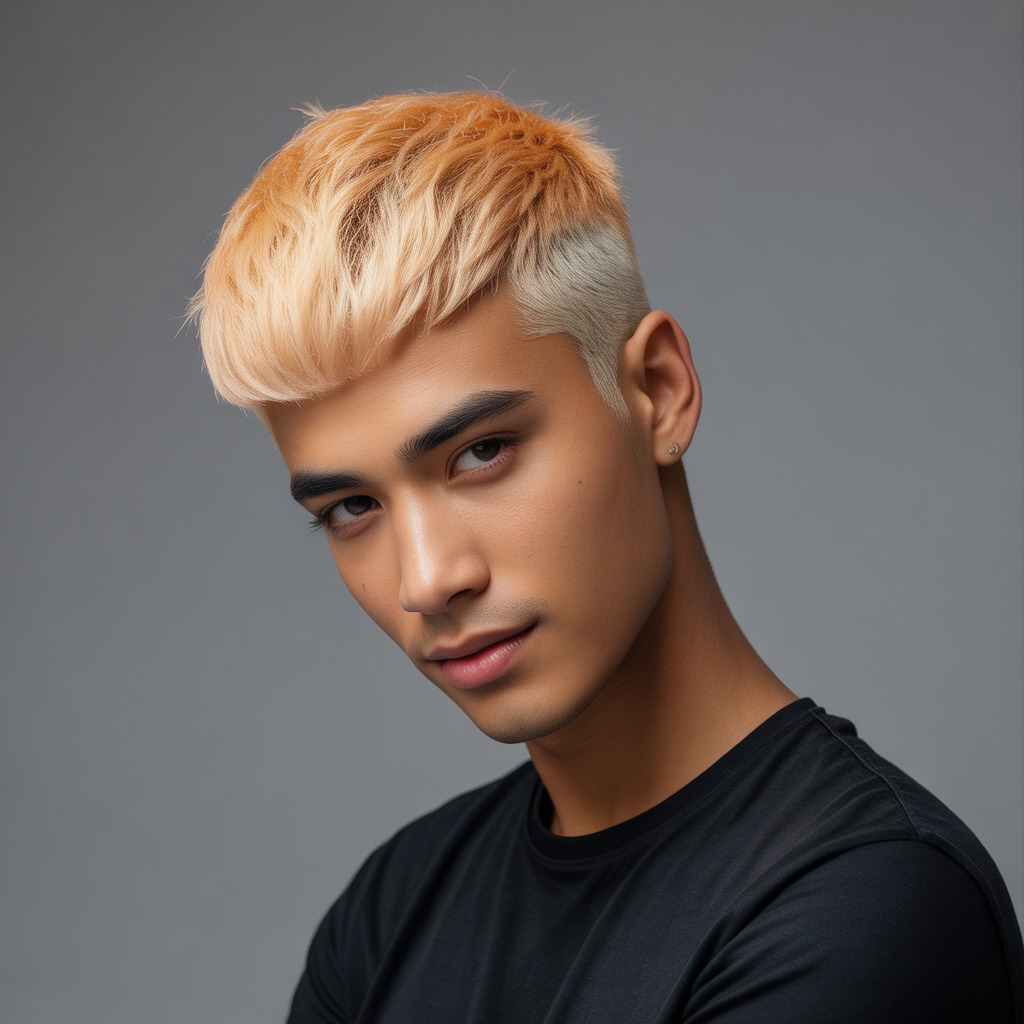 short blonde haircuts for men