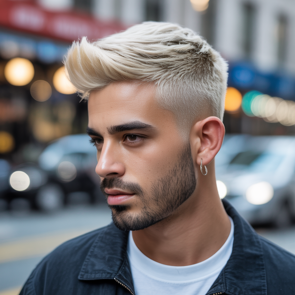 short blonde haircuts for men