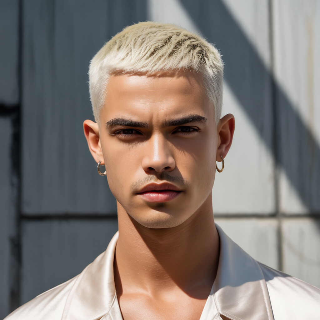 short blonde haircuts for men