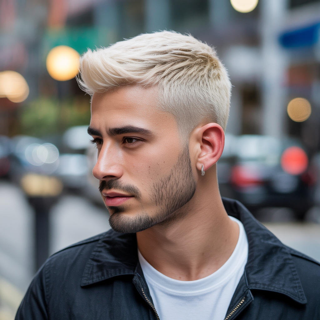 short blonde haircuts for men