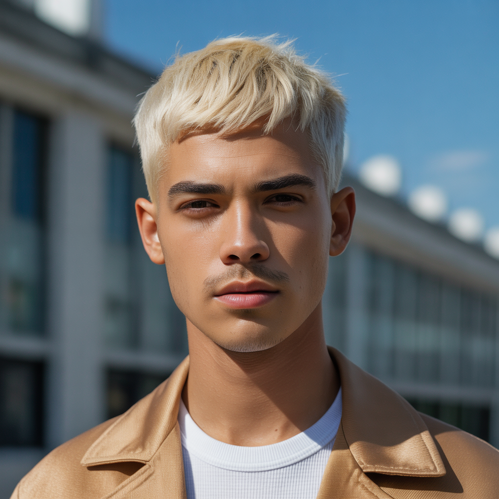 short blonde haircuts for men