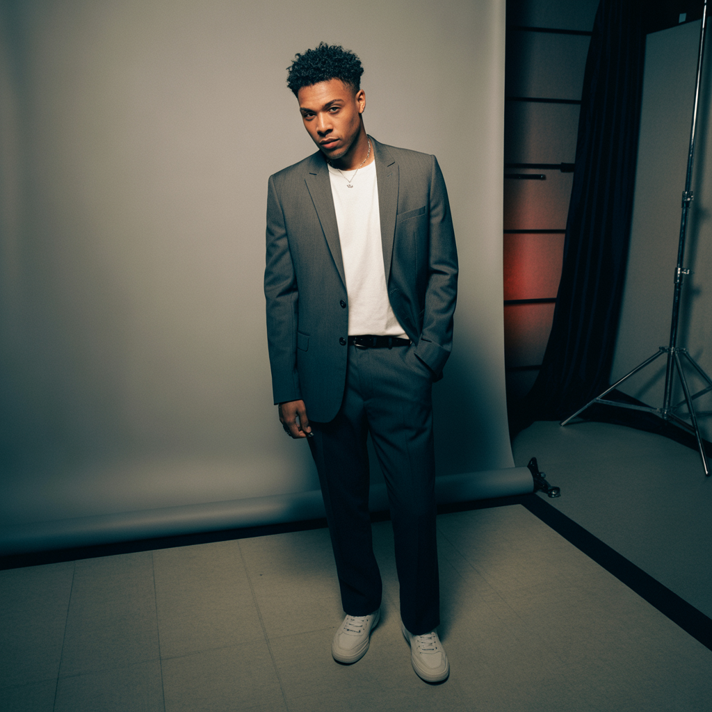 short curly hair men