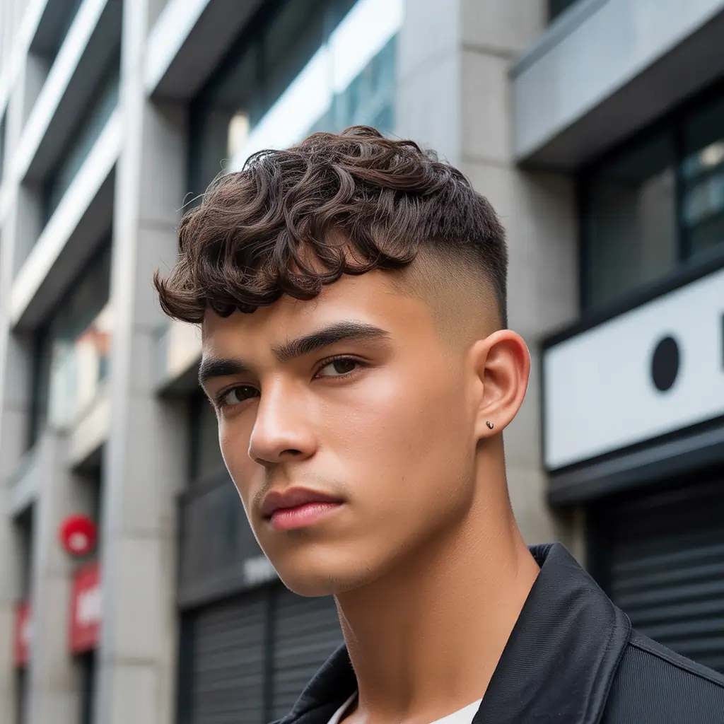 short layered haircuts for men with wavy hair