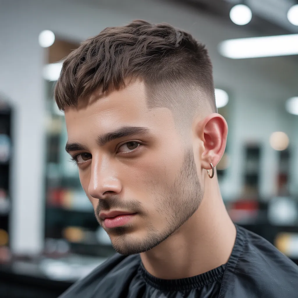 short mens haircut