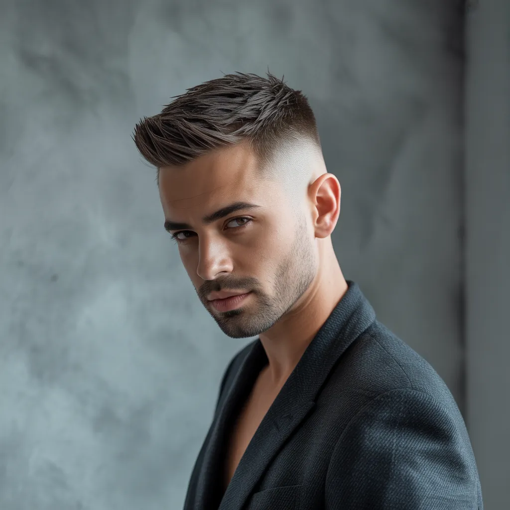 short mens haircut