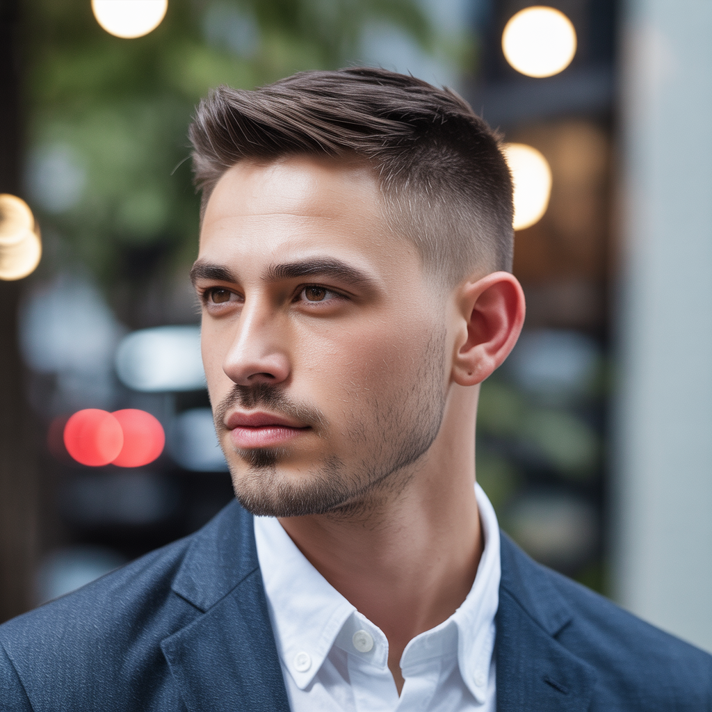 short mens haircut