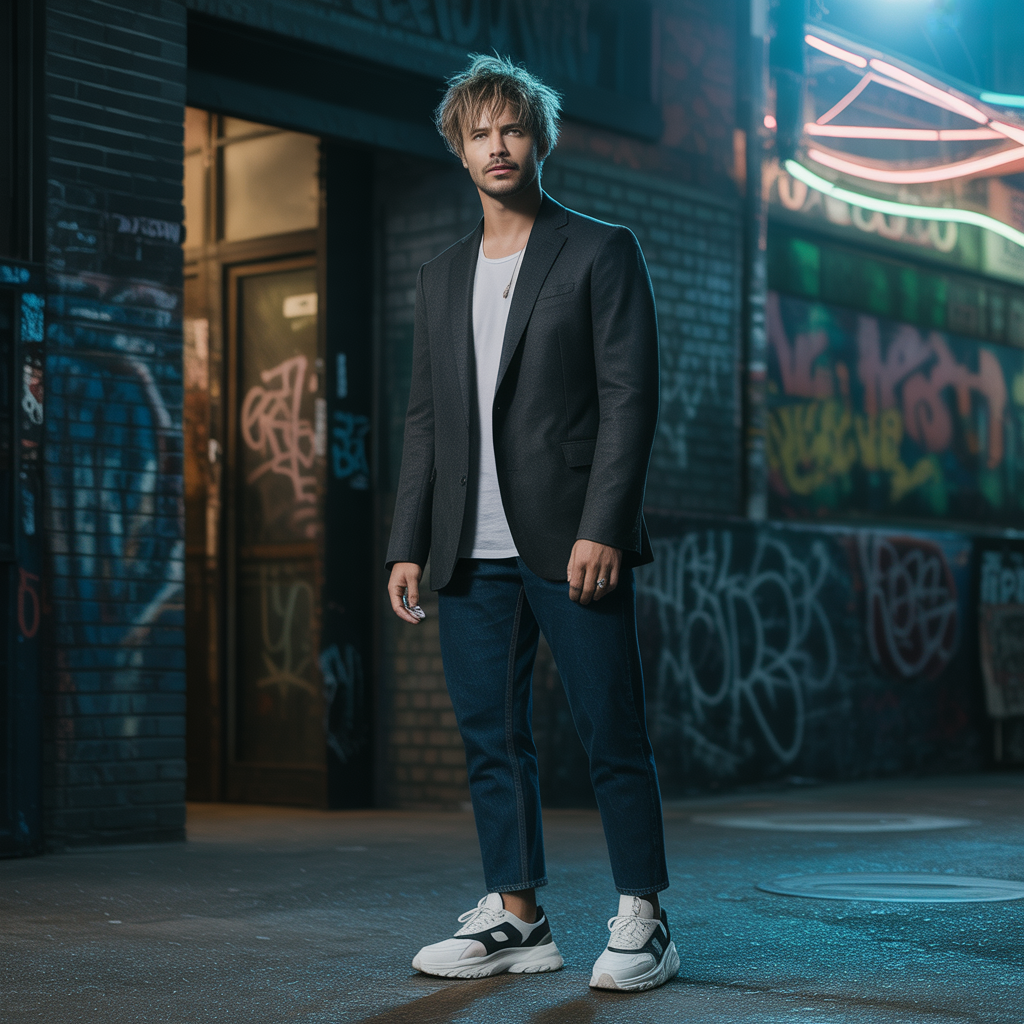 short messy hair men