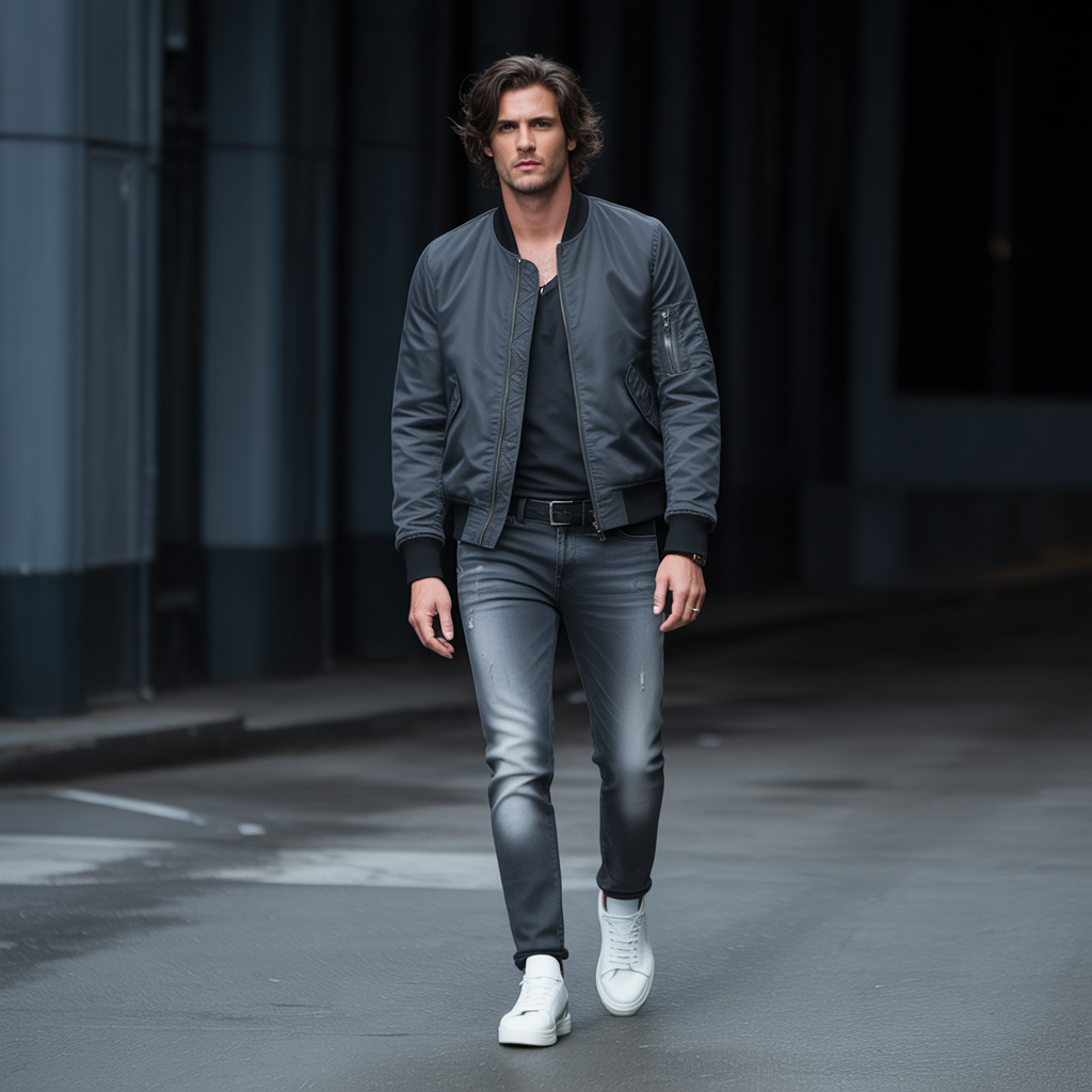 short messy hair men