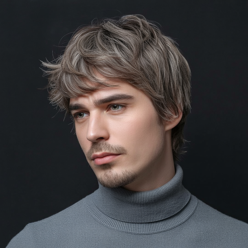 short shaggy haircuts for men