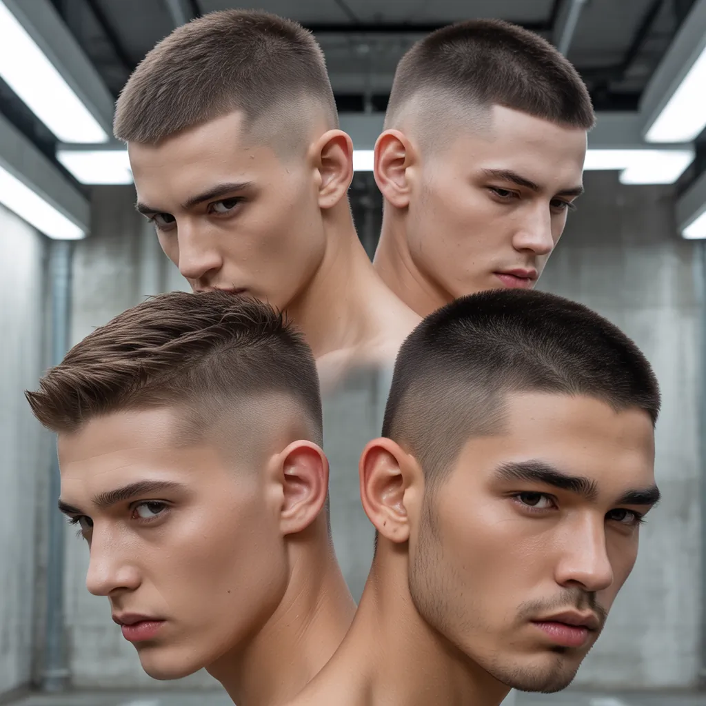 short shaved hairstyles