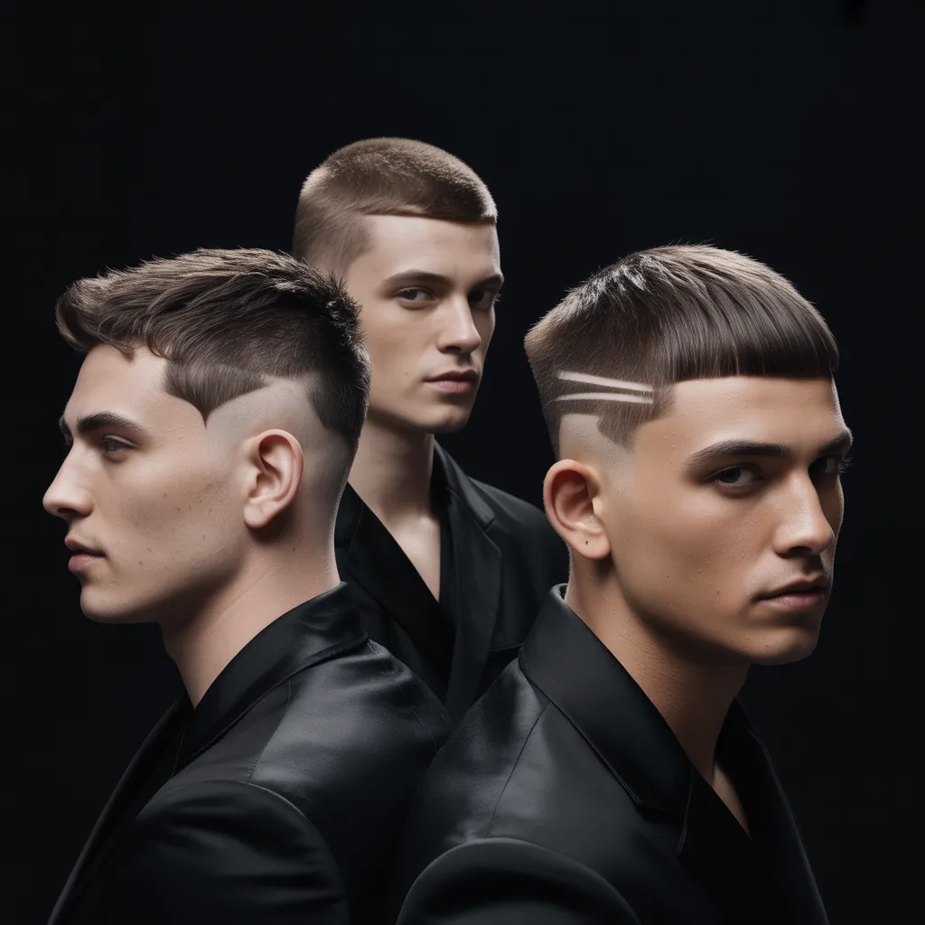 short shaved hairstyles