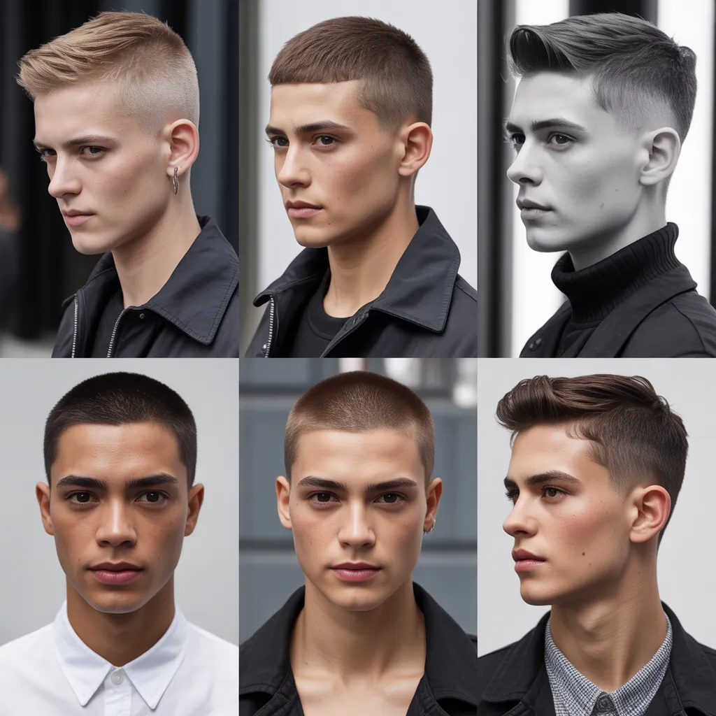 short shaved hairstyles